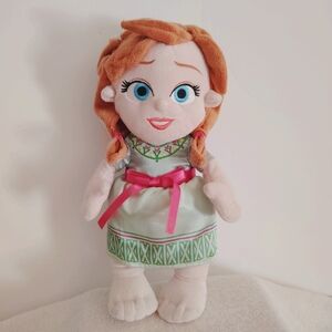 Disney Parks Disney Babies Frozen Anna 12” Adorable Plush Stuffie Doll Toy
